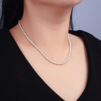 Gold Filled Pearl Choker Necklace