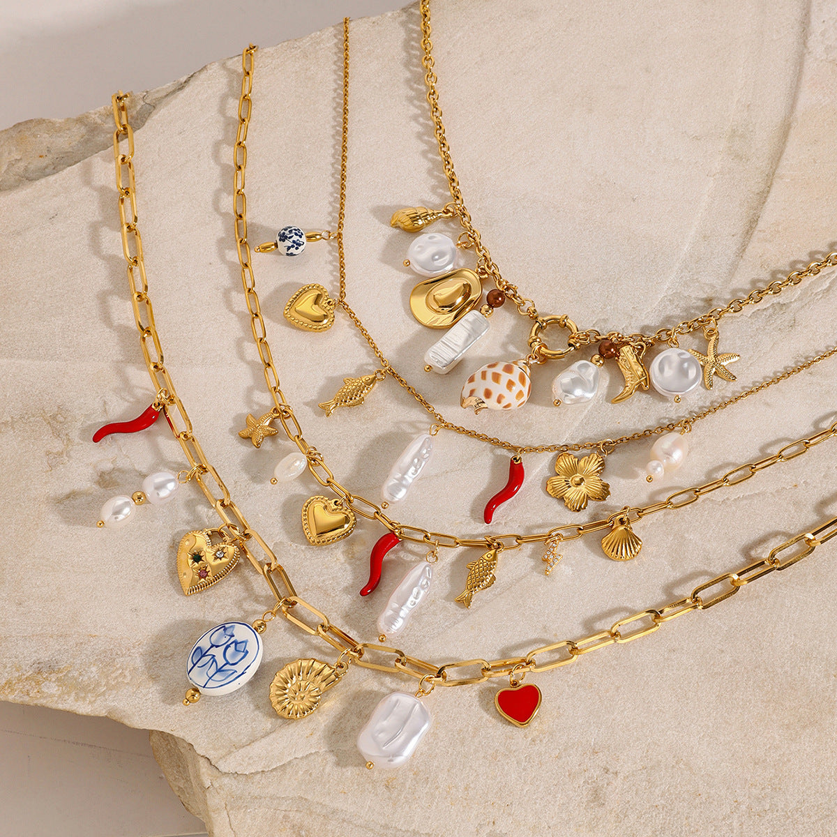 Signature Charm Necklace Collection