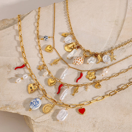 Signature Charm Necklace Collection