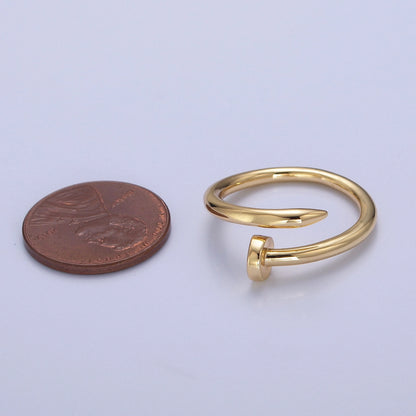 Minimal Nail Bent Ring