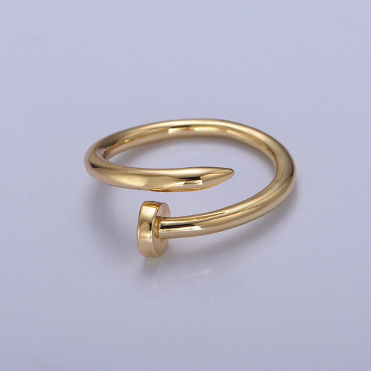 Minimal Nail Bent Ring