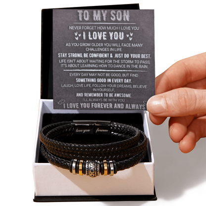 To My Son - Love You Forever Bracelet