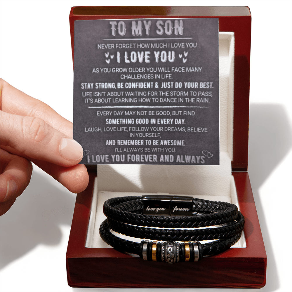 To My Son - Love You Forever Bracelet
