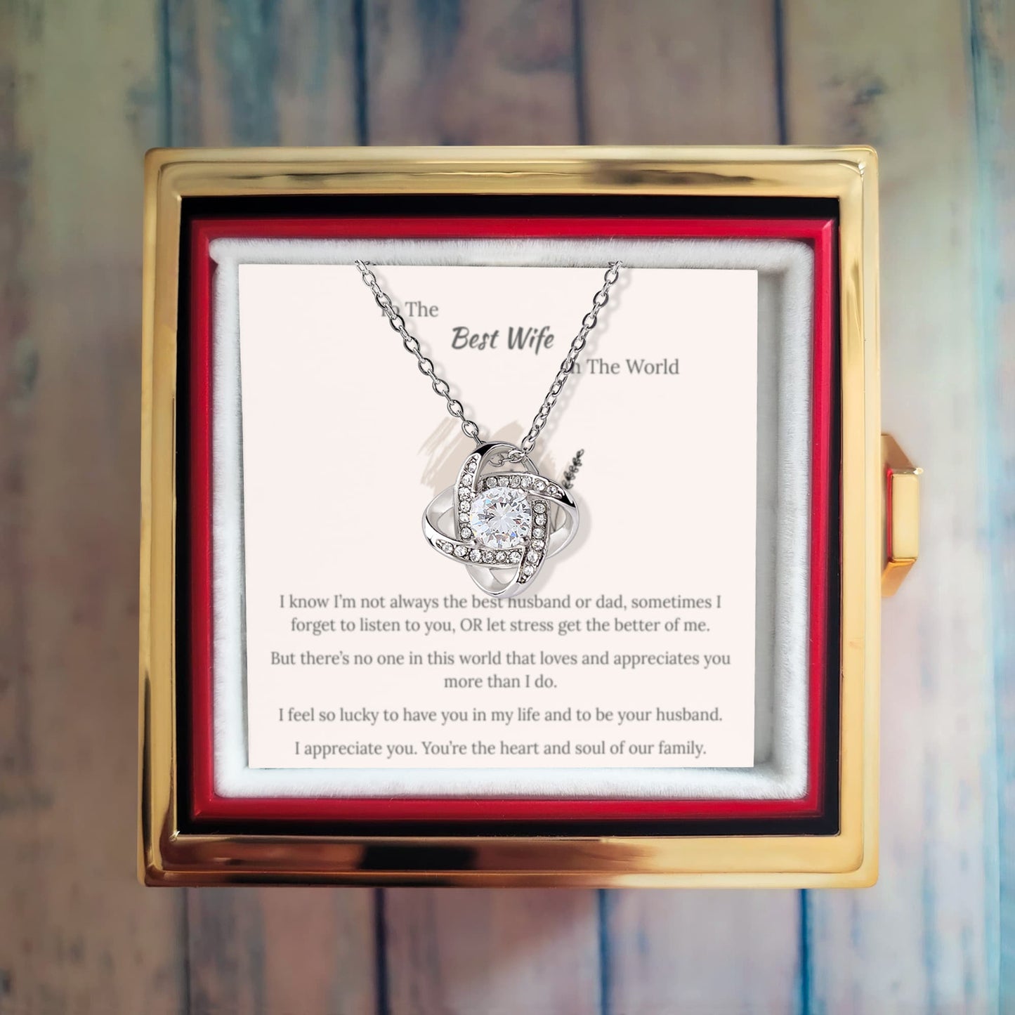 Love Knot Necklace (Note)